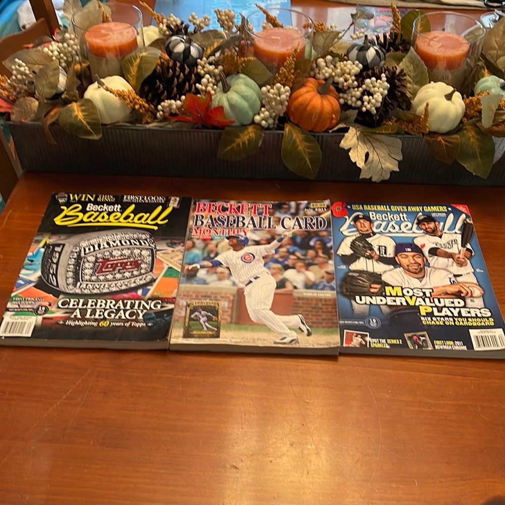 Beckett Baseball May 2011, July 2011, and September 2011 Issues